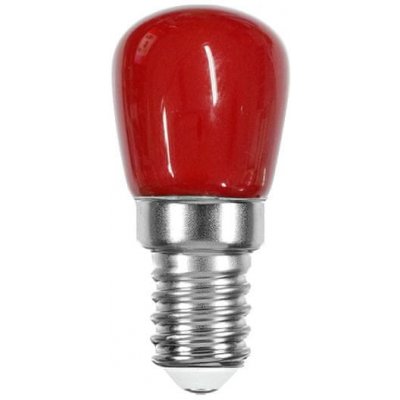 Diolamp LED mini žárovka červená ST26 1W/230V/E14/Red/60Lm/360°