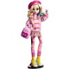 Panenka Mattel Monster High X Wednesday Enid Sinclair v růžovém outfitu HXJ05