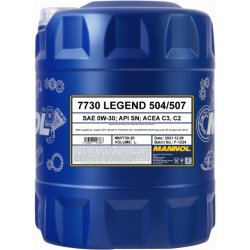 Mannol Legend 504/507 0W-30 20 l