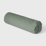 GADEO jógový válec bolster na jógu UNI světle zelená polštář s pohankovými slupkami + potah 50x15 – Zboží Dáma