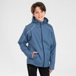 Kiprun dětská běžecká bunda Rain modrá