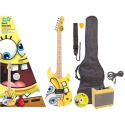 SpongeBob 7/8 set mini amp elektrická kytara - Nejlepší Ceny.cz