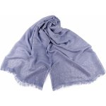 šátek šála s flitry modrá světlá – Sleviste.cz