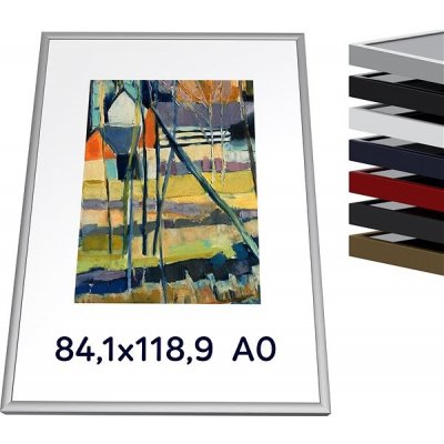 THALU Kovový rám 84,1x118,9 A0 cm Zlatá – Zboží Mobilmania