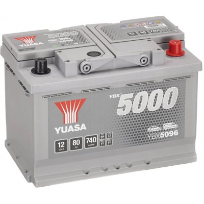Yuasa YBX5000 12V 80Ah 760A YBX5096 – Zboží Mobilmania