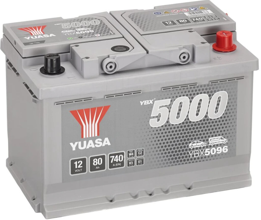 Yuasa YBX5000 12V 80Ah 760A YBX5096