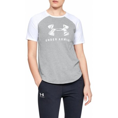 Under Armour Fit Kit Baseball Graphic 035 Steel Light Heather white white – Zboží Mobilmania