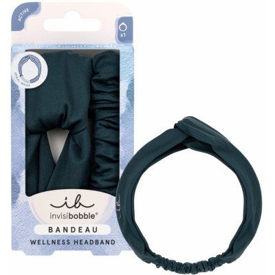 Látková čelenka do vlasů Invisibobble Bandeau Azure - modrá – Zboží Dáma