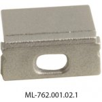 ML-762.001.02.1 Koncovka pro PG s otvorem, stříbrná barva, 1 ks – Sleviste.cz