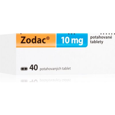 Zodac Zodac 10 mg potahované tablety pro zmírnění projevů alergií 40 tbl