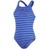 Speedo Eco Endurance Printed Medalist Chroma Blue white