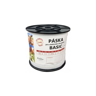 Páska BASIC 20 mm pro el. ohradník 4x0 16 mm Niro – Hledejceny.cz