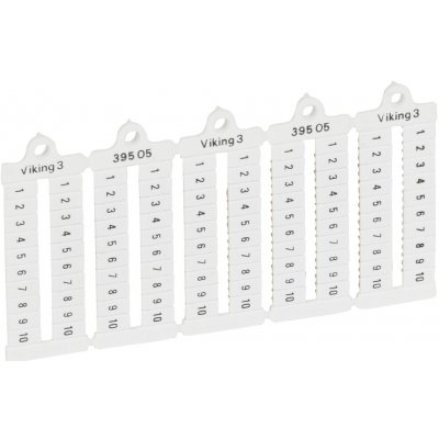 LEGRAND Štítek VIKING 39505 "1-10" pro svorky 039505 – Hledejceny.cz