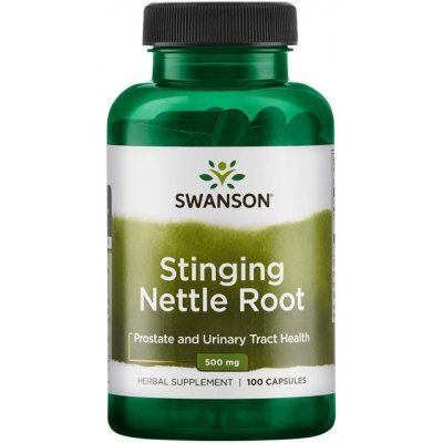 Swanson Stinging Nettle Kopřiva dvoudomá kořen 500 mg 100 kapslí