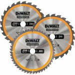 DeWALT DT1963 Sada pilových kotoučů 250 × 30 mm 48z 3 ks – Zboží Dáma