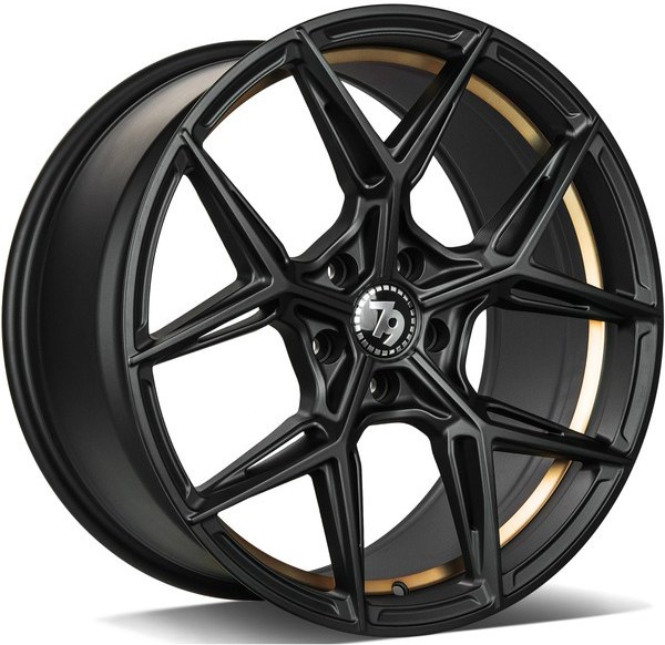 Seventy9 SCF-B 9,5x19 5x120 ET35 matt black gold Inner lip