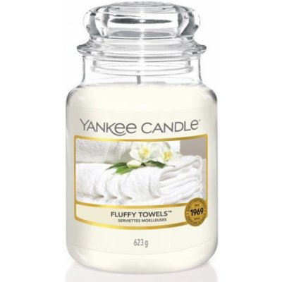 Yankee Candle Classic Fluffy Towels 623 g – Zboží Mobilmania