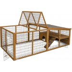 Kerbl Bravson Výběh pro králíky odklopný s domečkem 220 x 115 x 75 cm – Hledejceny.cz