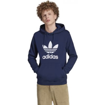 ADIDAS ORIGINALS-TREFOIL HOODY-IM4496-night indigo modrá – Zboží Mobilmania