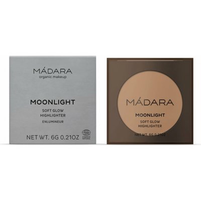 Mádara moonlight Jemný minerální rozjasňovač rozjasňovač Béžová 6 g – Zboží Dáma
