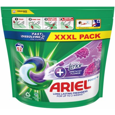Ariel All-in-1 Pods Amethyst Flower tekutý prací prostředek 52 PD – Zbozi.Blesk.cz