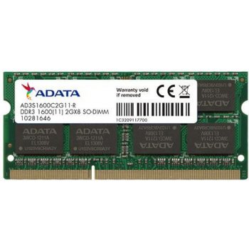 ADATA SODIMM DDR3 4GB 1600MHz CL11 AD3S1600W4G11-R