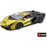 Bburago TOP Lamborghini Sian FKP 37 yelow 1:18 – Zboží Dáma