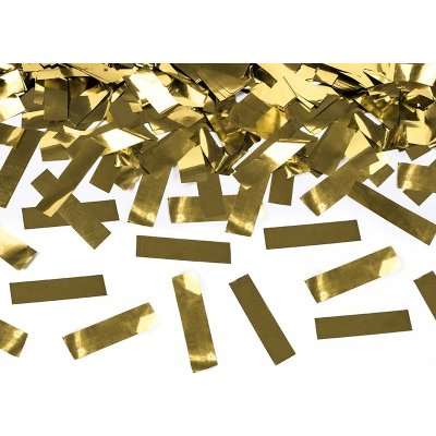 PartyDeco Vystřelovací konfety zlaté 40cm – Zboží Mobilmania