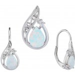 Bealio stříbrná souprava SLZA bílý OPÁL 03-09758-1851 – Hledejceny.cz