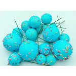 Dortisimo Zápich do dortu Koule modré glitterové s ozdobami různé velikosti (20 ks) – Zbozi.Blesk.cz