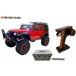 DF-4S PRO Crawler červený 313mm 1:10 naviják LED DF drive and fly models RC_308122 RTR 1:10 – Zboží Dáma