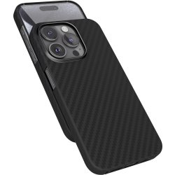 Epico Mag+ Carbon Case pro iPhone 15 Pro černý