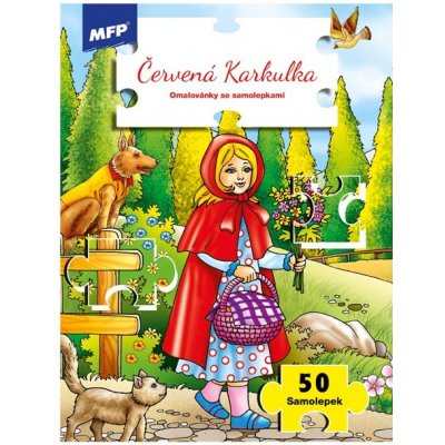 MFP 5301223 Omalovánky se samolepkami Červená Karkulka 210x295mm/8s – Hledejceny.cz