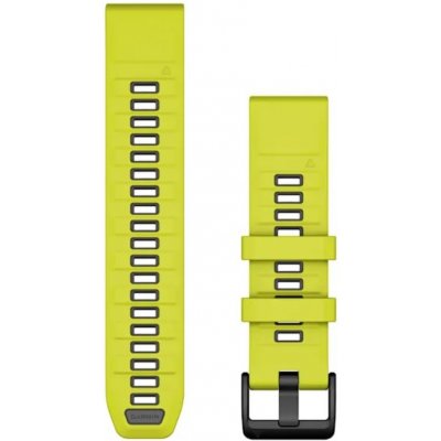 Garmin řemínek QuickFit 22, silikonový, Amp Yellow/Graphite 010-13392-08 – Sleviste.cz