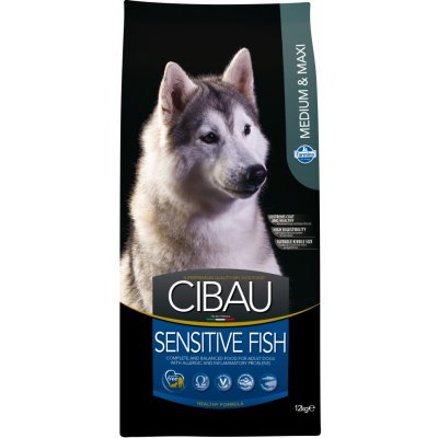 Cibau Dog Sensitive Fish / Rice Medium / Maxi 12 kg – Zboží Mobilmania