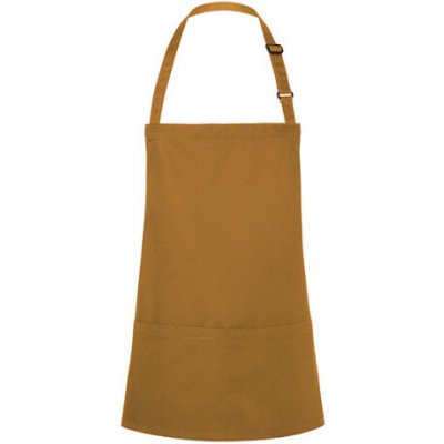 Karlowsky Krátká gastro zástěra KY123 Mustard 75x60cm – Hledejceny.cz