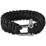 Commando Paracord s kovovou sponou černá – Zboží Mobilmania