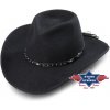 Klobouk Westernový klobouk Reno černá