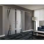 Amod Cassini skleněné posuvné dveře dvoukřídlé 2 x 90 x 205 cm – HobbyKompas.cz