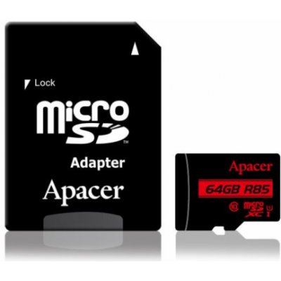 Apacer microSDXC 64 GB UHS-I U1 AP64GMCSX10U5-R