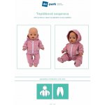 de-park Papírový střih na panenku - Tepláková souprava – Zboží Mobilmania