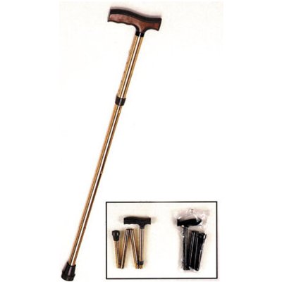 Patron Bohemia Hůl skládací nastavitelná zlatá – Sleviste.cz