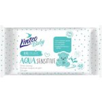 LINTEO BABY Vlhčené ubrousky Aqua sensitive 48 ks – Zboží Dáma