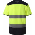 Yoko tričko HVJ400 Hi-Vis výstražné krátký rukáv hi vis oran oranžová fluorescent navy M – HobbyKompas.cz