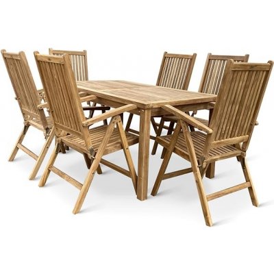 TEXIM Set zahradního nábytku teak GARDEN I. 1+6 – Zboží Mobilmania