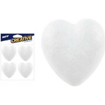 MFP srdce 6 cm 4 ks polystyren 1042287 – Hledejceny.cz