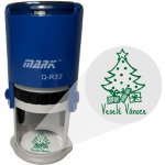 Mark Samonamáčecí razítko Veselé Vánoce 021 mentolová 45mm – Sleviste.cz
