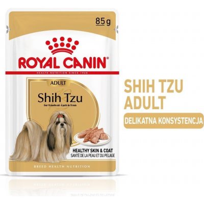 Royal Canin Breed Shih Tzu Adult 12 x 85 g – Zboží Mobilmania