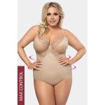 Gorsenia Gala dámské stahovací body béžová – Zboží Dáma