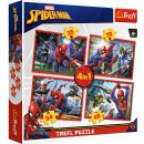  Trefl Spiderman: V pavoučí síti 4v1 35,48,54,70 dílků